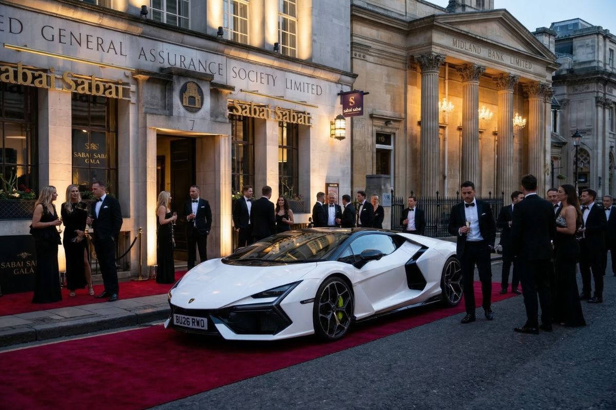 Lamborghini Revuelto at gala event